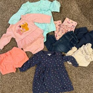 Garanimals Baby Girl 8 Piece Lot